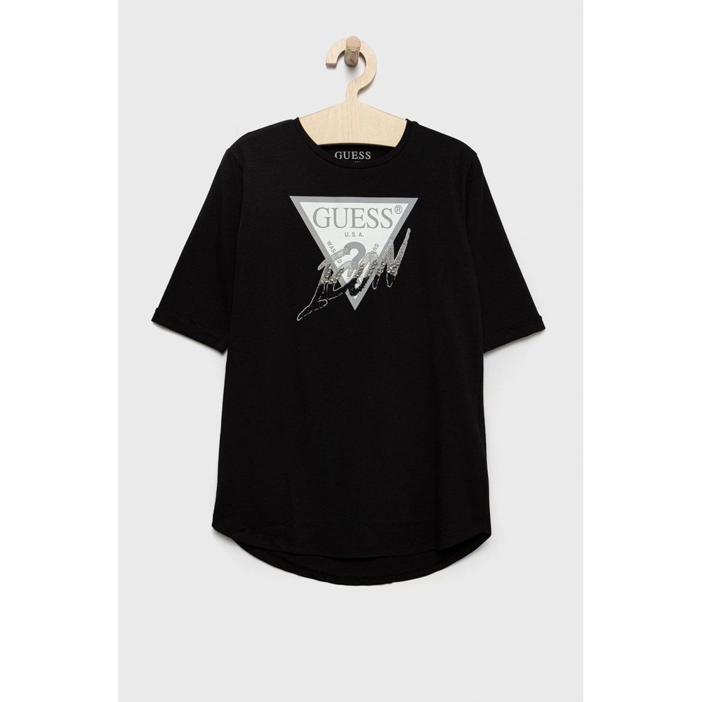 GUESS Embroidered Beaded Icon Tee‎ (7-14) Size 12